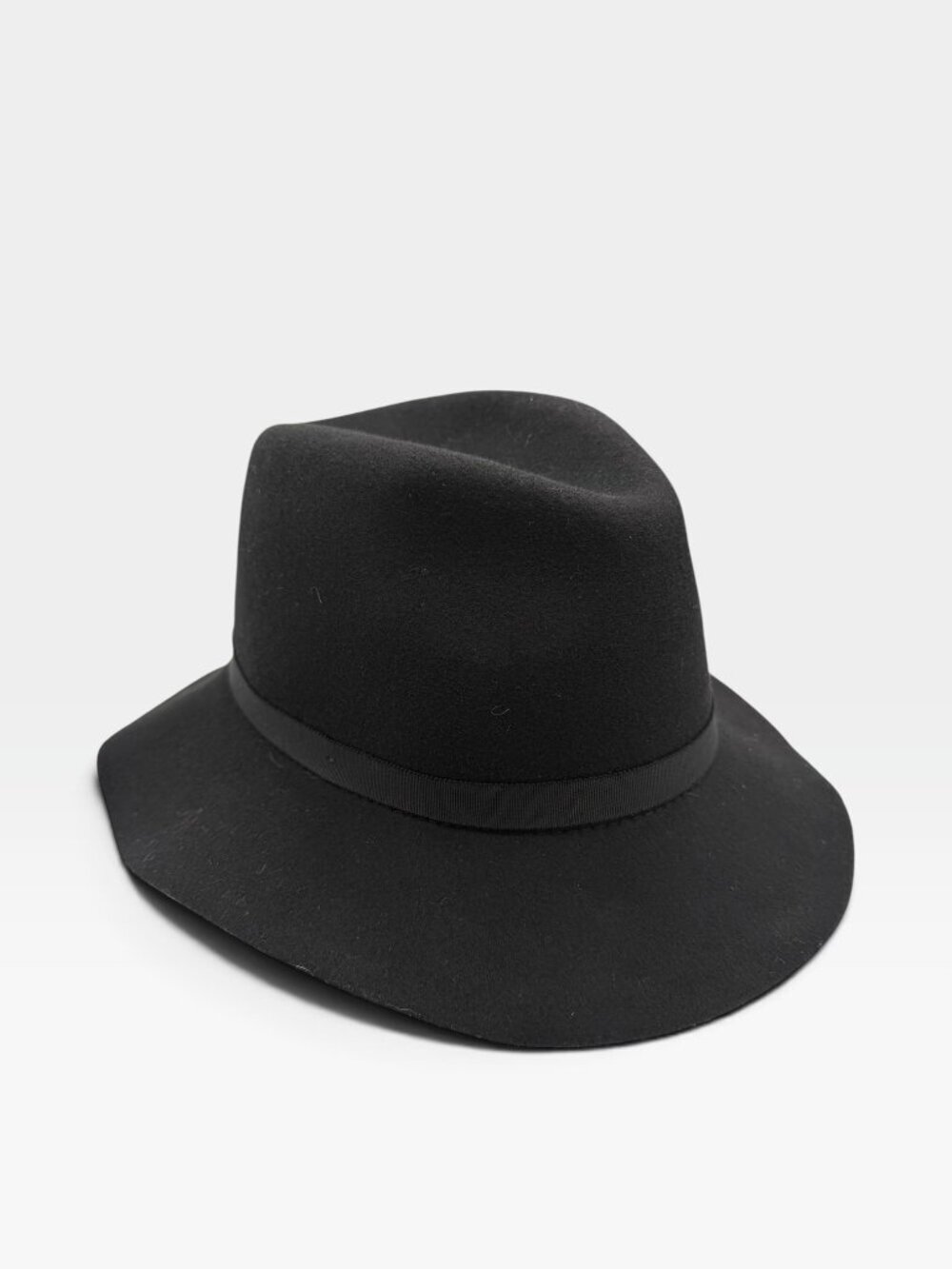 Aritzia Babaton Cornelia Wool Fedora Black